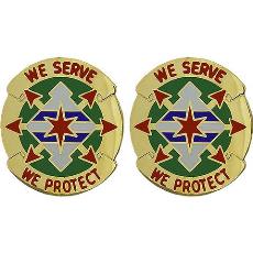 33rd Military Police Battalion Unit Crest (We Serve We Protect)
